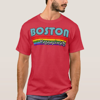 Boston Massachusetts Pride Boston LGBT Geschenk LG T-Shirt
