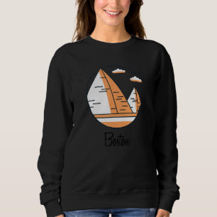 Boston Massachusetts  Pyramide Schlechte Geographi Sweatshirt
