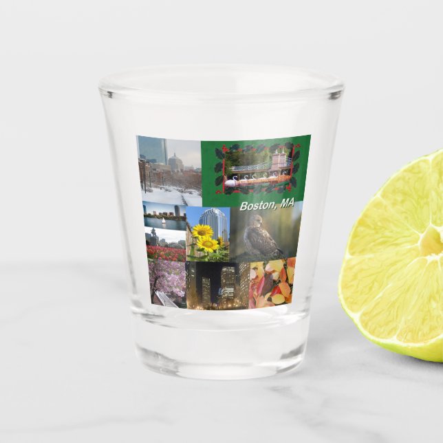 Boston, Massachusetts Schnapsglas (Vorderseite)