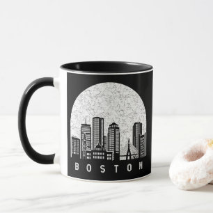 Boston Massachusetts Skyline Tasse
