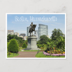Boston Massachusetts Skyline - USA Postkarte