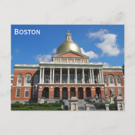 Boston Massachusetts Staat Hauptstadt Travel Postkarte
