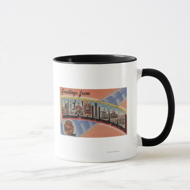 Boston, Massachusetts (Stadt Bean) Tasse (Rechts)