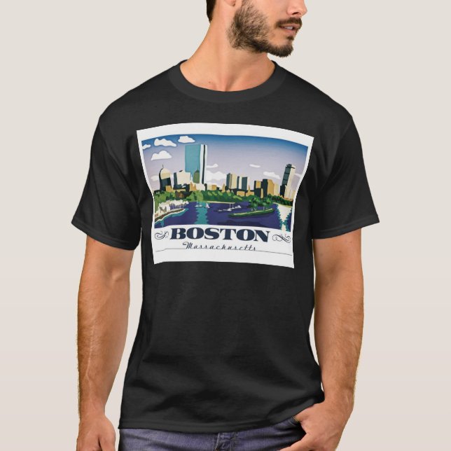 Boston, Massachusetts T-Shirt (Vorderseite)