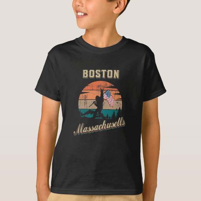 Boston Massachusetts T-Shirt (Vorderseite)