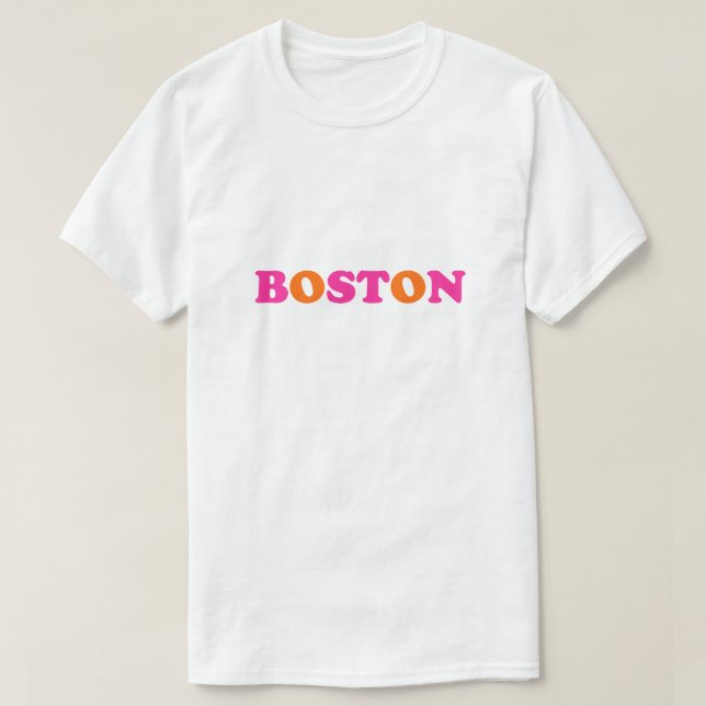 Boston Massachusetts T-Shirt (Design vorne)