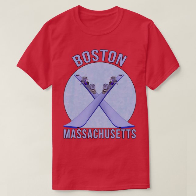 Boston Massachusetts T-Shirt (Design vorne)