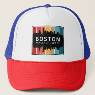 Boston Massachusetts Truckerkappe