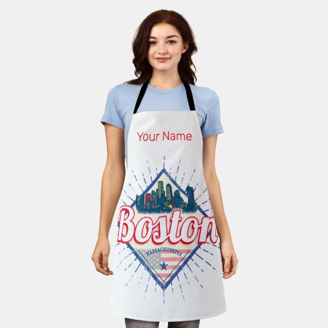 Boston Massachusetts United Staaten Vintag USA Schürze (Getragen)