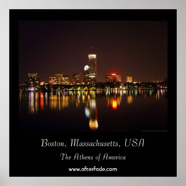 Boston, Massachusetts, USA Poster (Vorne)