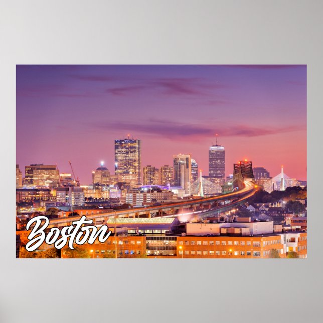 Boston, Massachusetts, Vereinigte Staaten Poster (Vorne)