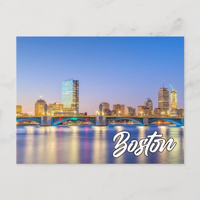 Boston, Massachusetts, Vereinigte Staaten Postkarte (Vorderseite)