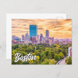 Boston, Massachusetts, Vereinigte Staaten Postkarte