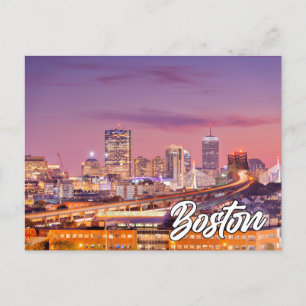 Boston, Massachusetts, Vereinigte Staaten Postkarte