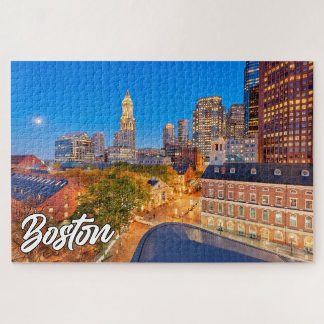 Boston, Massachusetts, Vereinigte Staaten Puzzle (Horizontal)