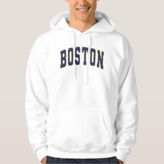 Boston Massachusetts Vintage Uni Style Hoodie