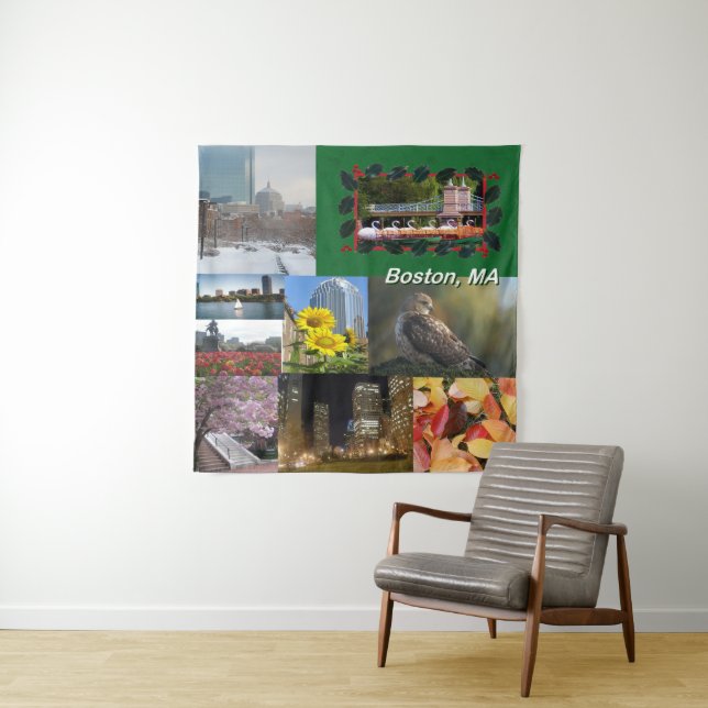 Boston, Massachusetts Wandteppich (Beispiel)
