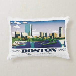 Boston, Massachusetts Zierkissen