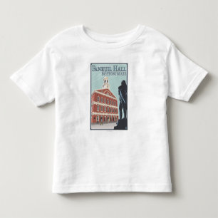 Boston, MassachusettsFaneuil Hall Ansicht Kleinkind T-shirt