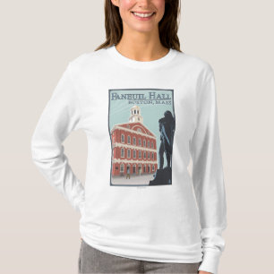 Boston, MassachusettsFaneuil Hall Ansicht T-Shirt