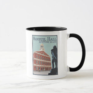 Boston, MassachusettsFaneuil Hall Ansicht Tasse