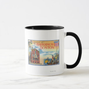 Boston, MassachusettsHistorische Szenen in Boston Tasse