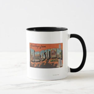 Boston, MassachusettsLarge Buchstabe-Szenen Tasse