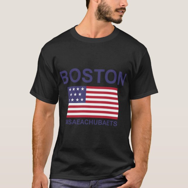 BOSTON MSAEACHUBAETS T-Shirt (Vorderseite)