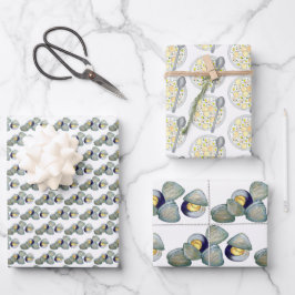 Boston New England Clams Clam Chowder Soup Geschenkpapier Set