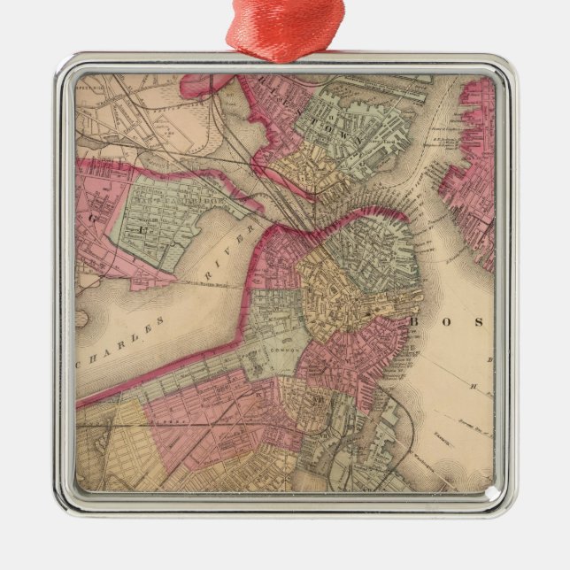 Boston Ornament Aus Metall (Vorne)