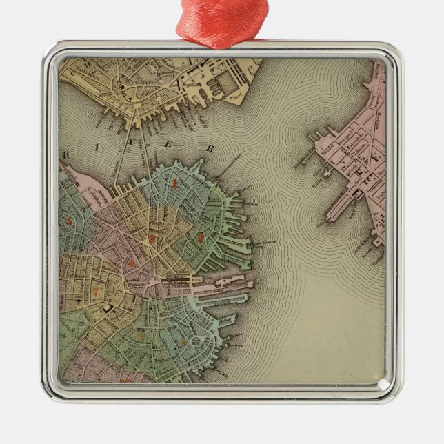 Boston Ornament Aus Metall (Vorne)