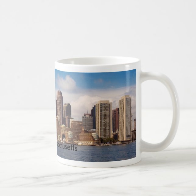 Boston-Panorama Kaffeetasse (Rechts)