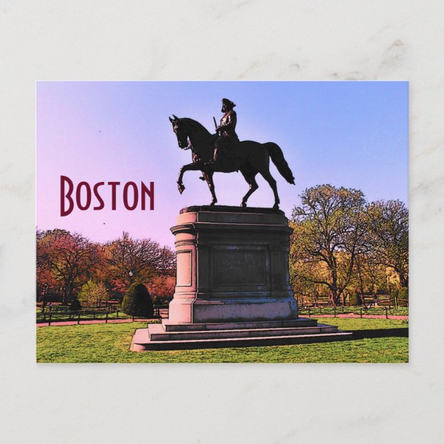 Boston Postcard Postkarte (Vorderseite)