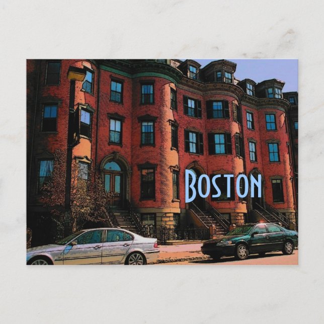 Boston Postcard Postkarte (Vorderseite)