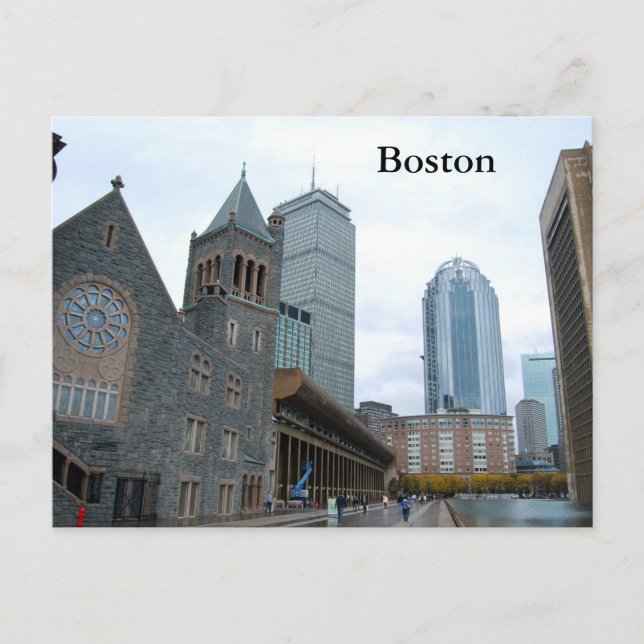 Boston Postcard Postkarte (Vorderseite)