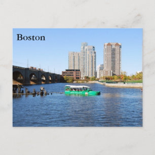 Boston Postcard Postkarte