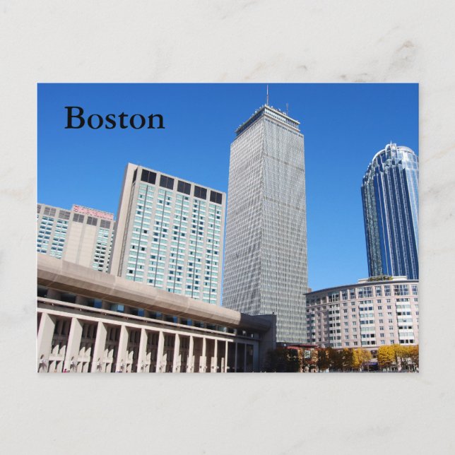 Boston Postkarte (Vorderseite)
