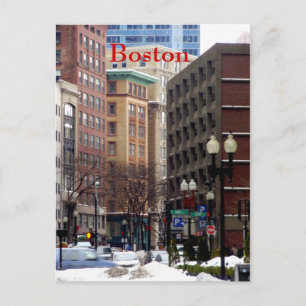 Boston Postkarte