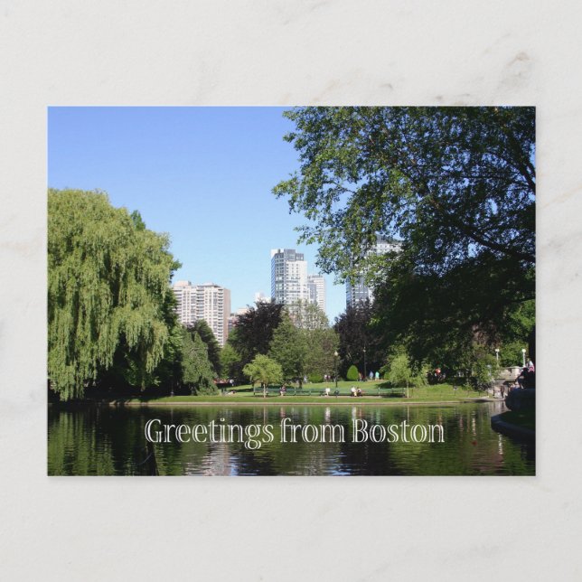Boston Postkarte (Vorderseite)