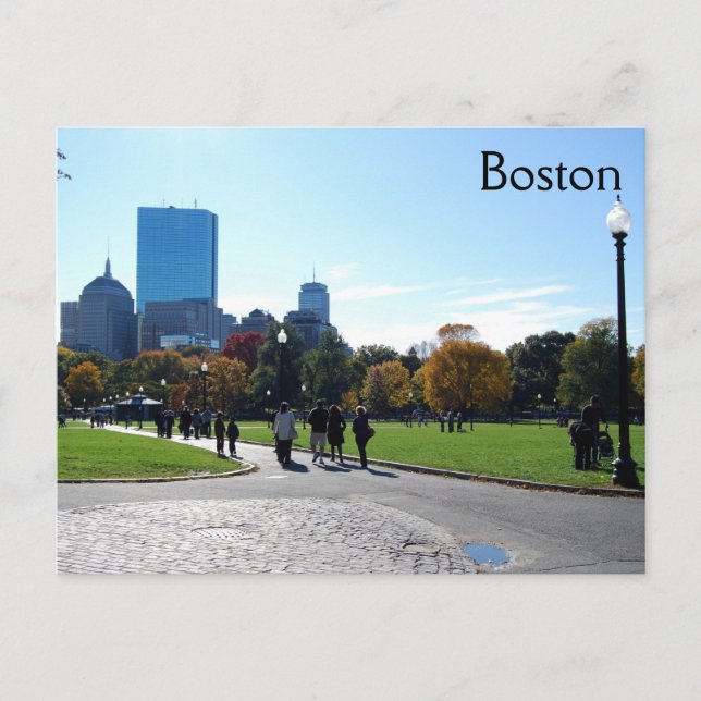 Boston Postkarte (Vorderseite)