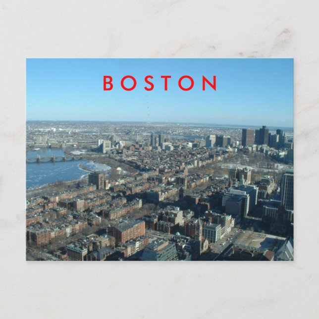 Boston Postkarte (Vorderseite)
