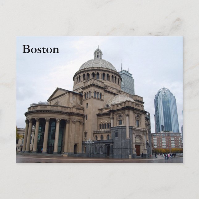 Boston Postkarte (Vorderseite)