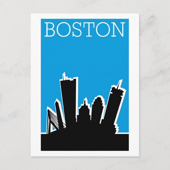 Boston Postkarte (Vorderseite)
