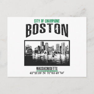 Boston Postkarte