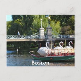 Boston Public Garden Postkarte
