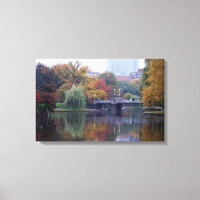 Boston Public Gardens Canvas Print Leinwanddruck (Vorderseite)