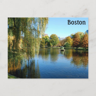 Boston Public Gardens, Massachusetts Postkarte