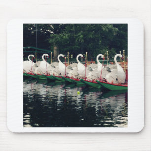 Boston Public Gardens Swan Boote Mousepad