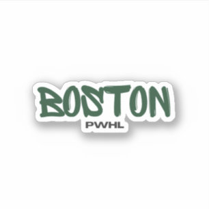Boston PWHL Women's Hockey Aufkleber