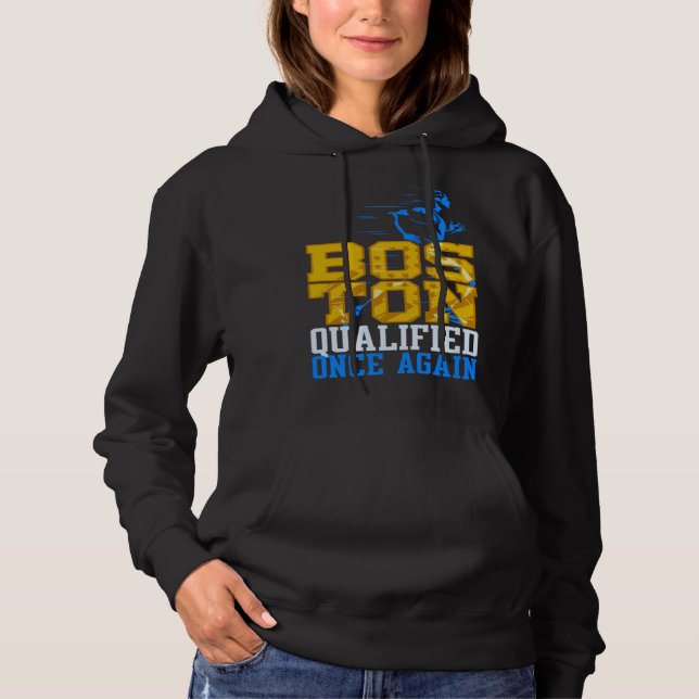 Boston Qualified Once Again Annual Running Trainin Hoodie (Vorderseite)